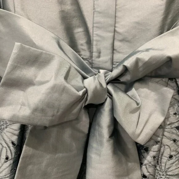 Rickie Freeman for Teri Jon Size 8 Dusty Blue Cocktail Dress - Picture 9 of 14